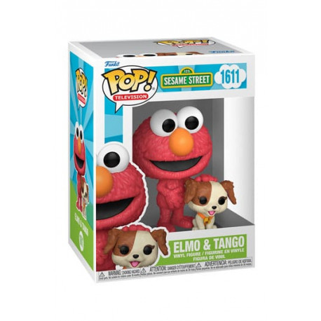 ELMO AND TANGO SESAME STREET POP TV VINYL FIGURINE 9 CM