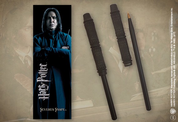 Stylo Baguette Lucius Malfoy & Marque page, Harry Potter