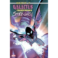 WHAT IF GALACTUS TRANSFORMED SPIDER-GWEN 1 PETE WOODS VAR 