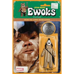 STAR WARS EWOKS 4 JTC ACTION FIGURE VAR