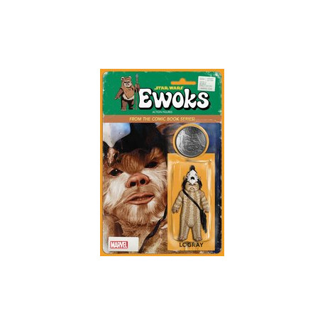 STAR WARS EWOKS 4 JTC ACTION FIGURE VAR