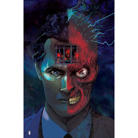 TWO-FACE 2 OF 6 CVR B CHRISTIAN WARD CARD STOCK VAR