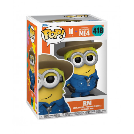 RM MINIONS X BTS POP ROCKS VINYL FIGURINE 9 CM