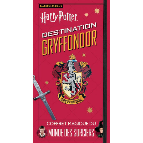 HARRY POTTER - DESTINATION GRYFFONDOR - COFFRET MAGIQUE DU MONDE DES SORCIERS