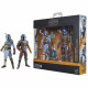 SHRIEK-HAWK TRAINERS STAR WARS THE MANDALORIAN BLACK SERIES PACK 2 FIGURINES MANDALORIAN 15 CM