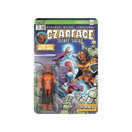 CZARFACE ORANGE AND BLACK CZARFACE REACTION WV11 ACTION FIGURE 10 CM