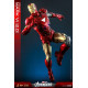 IRON MAN MARK VI VI LES AVENGERS FIGURINE MOVIE MASTERPIECE DIECAST 32 CM