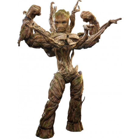 GROOT DELUXE VERSION LES GARDIENS DE LA GALAXIE VOL 3 FIGURINE MOVIE MASTERPIECE 32 CM