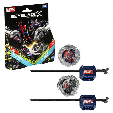 BEYBLADE X MARVEL SPIDER VS VENOM 2-PACK