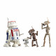 PACK 4 FIGURINES R5-D4 BD-72 ET PIT DROIDS STAR WARS THE MANDALORIAN BLACK SERIES 10 CM