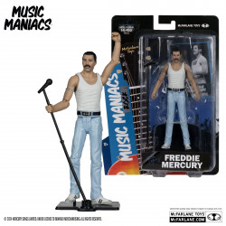 FREDDY MERCURY MUSIC MANIACS ROCK FIGURINE 15 CM