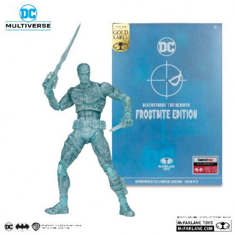 DEATHSTROKE FROSTBITE DC MULTIVERSE ACTION FIGURE 15 CM