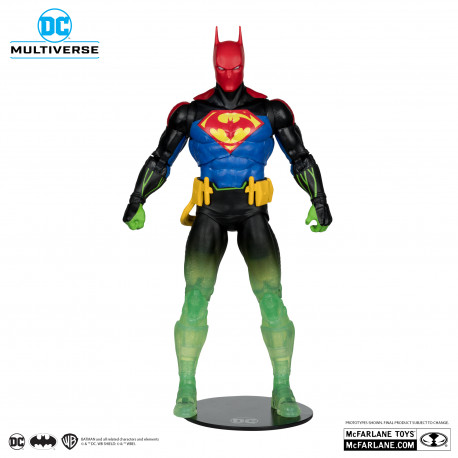 BATMAN SUPERMAN PLATINUM EDITION DC MULTIVERSE FIGURINE 18 CM