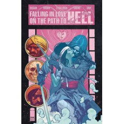 FALLING IN LOVE ON PATH TO HELL 8 CVR A BROWN