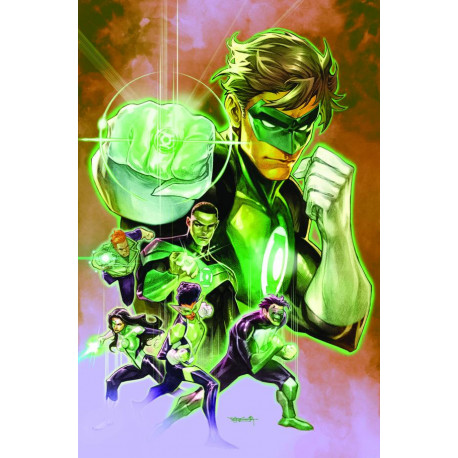 GREEN LANTERN 20 CVR B STEPHEN SEGOVIA CARD STOCK VAR