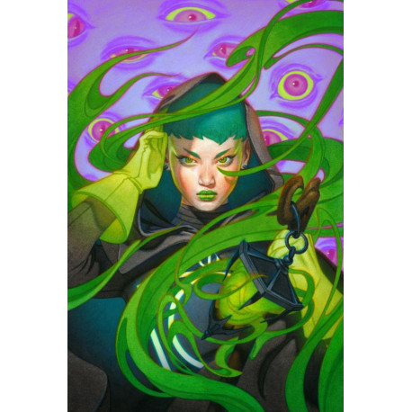 GREEN LANTERN DARK 3 OF 7 CVR C TRAN NGUYEN CARD STOCK VAR