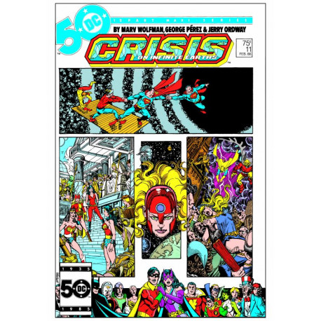 CRISIS ON INFINITE EARTHS 11 FACSIMILE EDITION CVR A GEORGE PEREZ