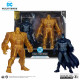 BATMAN AND SOLOMON GRUNDY ARHAM CITY PACK 2 FIGURINES DC MULTIVERSE GOLD LABEL 18 CM