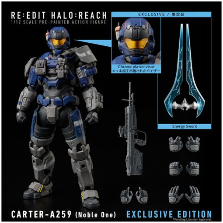 RE EDIT HALO REACH CARTER-A259 NOBLE ONE SCALE PX ACTION FIGURE 15 CM