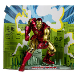 THE INVINCIBLE IRON MAN ISSUE 126 BY JOHN ROMIT MARVEL PVC STATUE PVC IRON MAN 11 CM