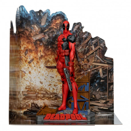 DEADPOOL THE NEW MUTANTS ISSUE 98 BY ROB LIEFEL MARVEL PVC STATUE PVC 16 CM