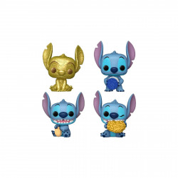 STITCH HOLIDAY 2024 PACK 4 FIGURINE POCKET POP! VINYL DREIDEL BOX 4 CM