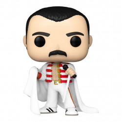 FREDDIE MERCURY WITH CAPE QUEEN POP ROCKS VINYL FIGURINE 9 CM