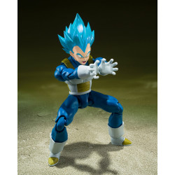 VEGETA SUPER SAIYAN GOD UNWAVERING SAIYAN PRIDE DRAGON BALL SUPER FIGURINE S H FIGUARTS 14 CM