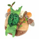 KOROK WITH BACKPACK BROWN THE LEGEND OF ZELDA TEARS OF THE KINGDOM PELUCHE 17 CM