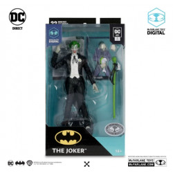 DC DIRECT MCFARLANE TOYS DIGITAL WAVE JOKER PLATINUM EDITION 18 CM