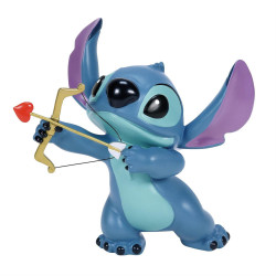 STITCH CUPID MOMENT STATUE 15 CM