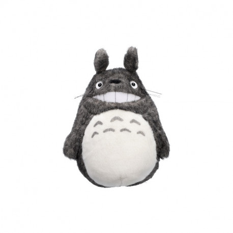 TOTORO GRIS SOURIANT M PELUCHE ACRYLIQUE MON VOISIN TOTORO