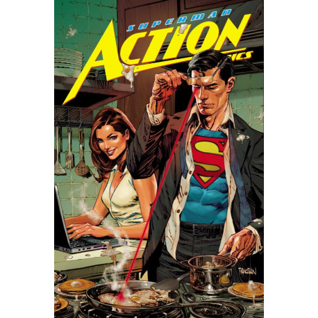 ACTION COMICS #1069 CVR F INC 1:25 DAN PANOSIAN CARD STOCK VAR