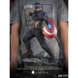 CAPTAIN AMERICA AVENGERS INFINITY SAGA STATUE LEGACY REPLICA 56 CM