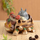 PLANTER TOTORO GRIS ET WAGON CHATBUS MON VOISIN TOTORO