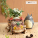 PLANTER TOTORO GRIS ET WAGON CHATBUS MON VOISIN TOTORO