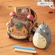 PLANTER TOTORO GRIS ET WAGON CHATBUS MON VOISIN TOTORO