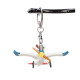 PORTE-CLES 3D AVION DES REVES LE VENT SE LEVE