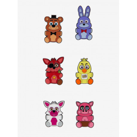 FIVE NIGHTS AT FREDDY LOUNGEFLY PINS EMAILLES BLIND CHARACTER