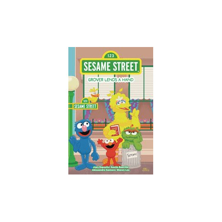 SESAME STREET GROVER LENDS A HAND HC 