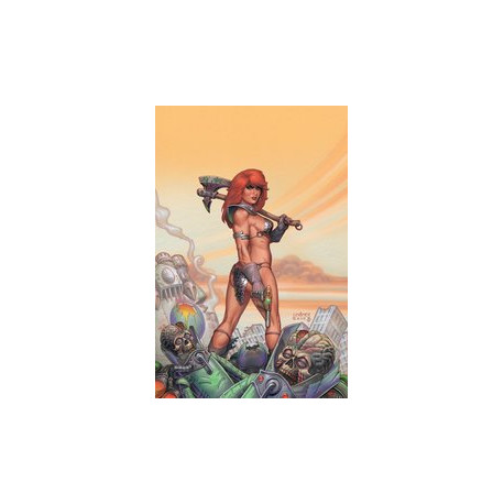 RED SONJA ATTACKS MARS 1 CVR E LINSNER LTD VIRGIN