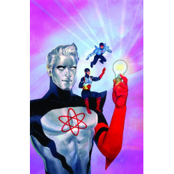 JUSTICE LEAGUE THE ATOM PROJECT 3 OF 6 CVR C KEVIN WADA CARD STOCK VAR