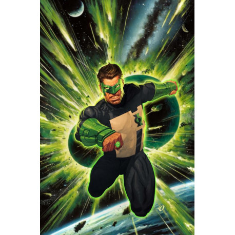 GREEN LANTERN CORPS 2 CVR C ARIEL OLIVETTI CARD STOCK VAR