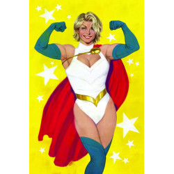 POWER GIRL 19 CVR B DAVID TALASKI CARD STOCK VAR