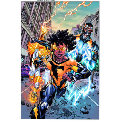 BLACK LIGHTNING 5 CVR B TOM RANEY CARD STOCK VAR