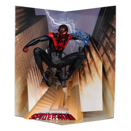 MARVEL COLLECTION STATUETTE SPIDER MAN MILES MORALES 13 CM