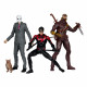 PACK 3 FIGURINES NIGHTWING VS TALON AND OWL BATMAN THE COURT OF OWLS DC MULTIVERSE GOLD LABEL 18 CM