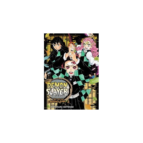 DEMON SLAYER THE OFFICIAL COLORING BOOK SC VOL 3