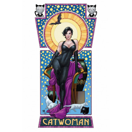 CATWOMAN 75 CVR B FRANK CHO CARD STOCK VAR