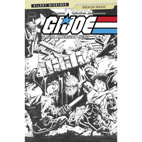 GI JOE A REAL AMERICAN HERO BEACH HEAD 1 ONE SHOT CVR C INC 1 10 PHIL HESTER B W VAR